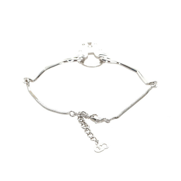 クリスチャンディオール シルバー メタル 鍵と手モチーフ ブレスレット レディース Christian Dior 【中古】