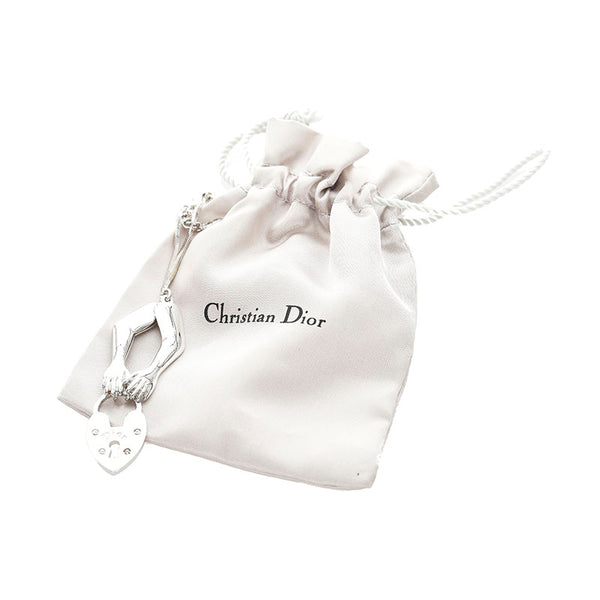 クリスチャンディオール シルバー メタル 鍵と手モチーフ ブレスレット レディース Christian Dior 【中古】