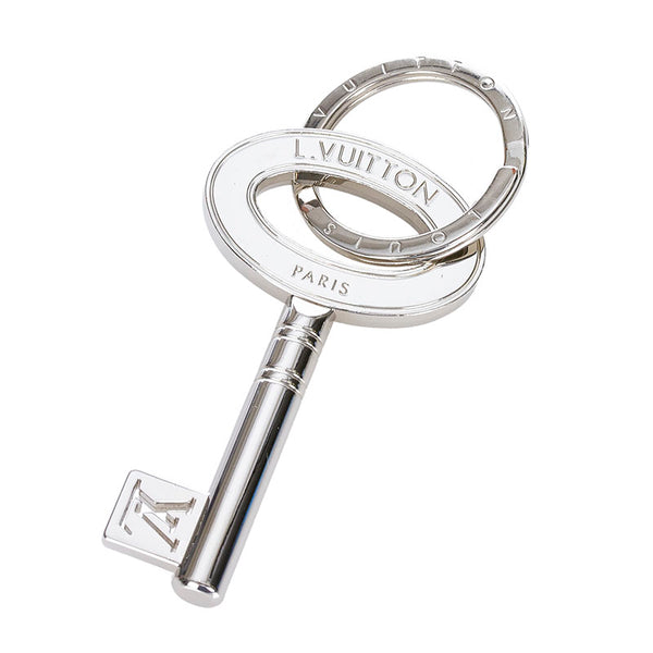 ルイ ヴィトン ポルトクレ トラベルキー M67143 シルバー メタル キーホルダー メンズ LOUIS VUITTON 【中古】