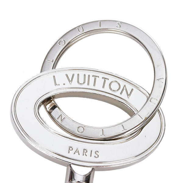 ルイ ヴィトン ポルトクレ トラベルキー M67143 シルバー メタル キーホルダー メンズ LOUIS VUITTON 【中古】