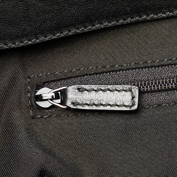 グッチ アビー 189831 ブラック レザー ショルダーバッグ レディース GUCCI 【中古】