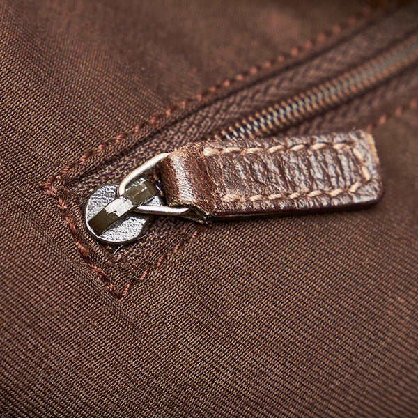 グッチ GGキャンバス アビー 141472 ベージュ キャンバス レザー トートバッグ レディース GUCCI 【中古】