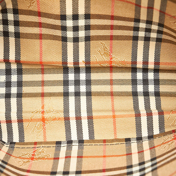 バーバリー ブラック レザー クラッチバッグ セカンドバッグ メンズ BURBERRY 【中古】