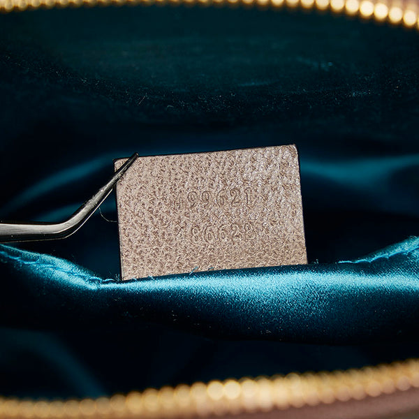 グッチ オフィディア GGスプリーム ベージュ ブラウン  PVC レザー ショルダーバッグ レディース GUCCI 【中古】