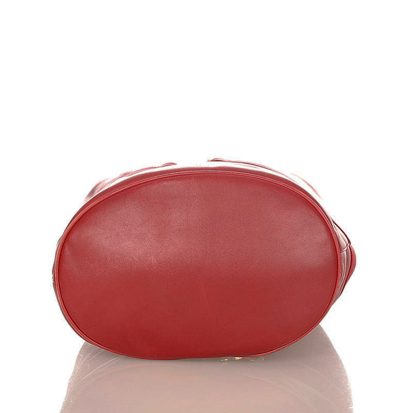 サルヴァトーレフェラガモ ヴァラ AG214181 レッド レザー リュック バックパック レディース Salvatore Ferragamo 【中古】