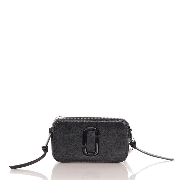 マークバイマークジェイコブス スナップショット ブラック PVC レザー ショルダーバッグ レディース MARC BY MARC JACOBS 【中古】