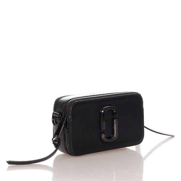 マークバイマークジェイコブス スナップショット ブラック PVC レザー ショルダーバッグ レディース MARC BY MARC JACOBS 【中古】