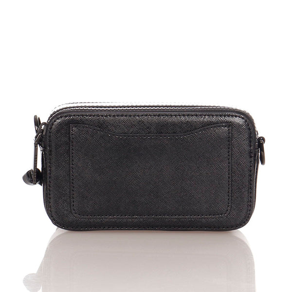 マークバイマークジェイコブス スナップショット ブラック PVC レザー ショルダーバッグ レディース MARC BY MARC JACOBS 【中古】