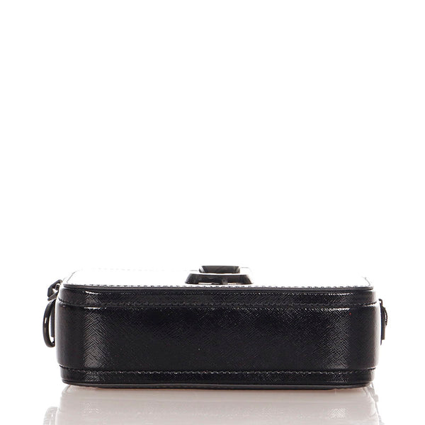 マークバイマークジェイコブス スナップショット ブラック PVC レザー ショルダーバッグ レディース MARC BY MARC JACOBS 【中古】