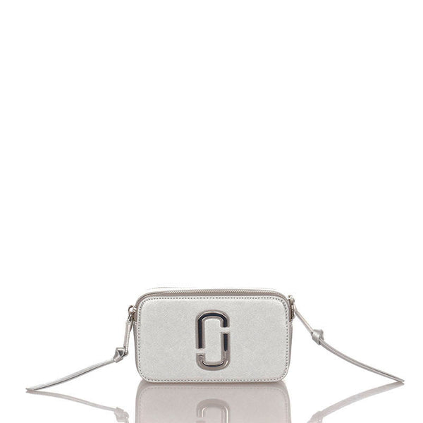 マークバイマークジェイコブス スナップショット カメラバッグ　 シルバー PVC レザー ショルダーバッグ レディース MARC BY MARC JACOBS 【中古】