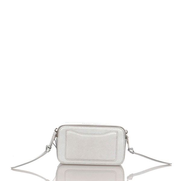 マークバイマークジェイコブス スナップショット カメラバッグ　 シルバー PVC レザー ショルダーバッグ レディース MARC BY MARC JACOBS 【中古】