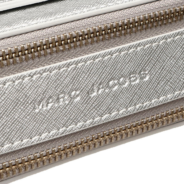 マークバイマークジェイコブス スナップショット カメラバッグ　 シルバー PVC レザー ショルダーバッグ レディース MARC BY MARC JACOBS 【中古】