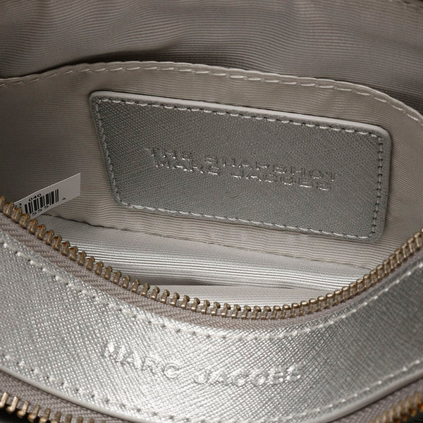 マークバイマークジェイコブス スナップショット カメラバッグ　 シルバー PVC レザー ショルダーバッグ レディース MARC BY MARC JACOBS 【中古】