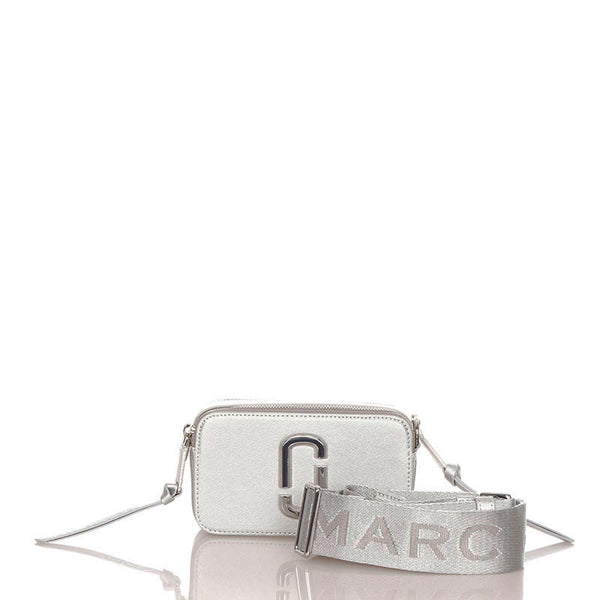 マークバイマークジェイコブス スナップショット カメラバッグ　 シルバー PVC レザー ショルダーバッグ レディース MARC BY MARC JACOBS 【中古】