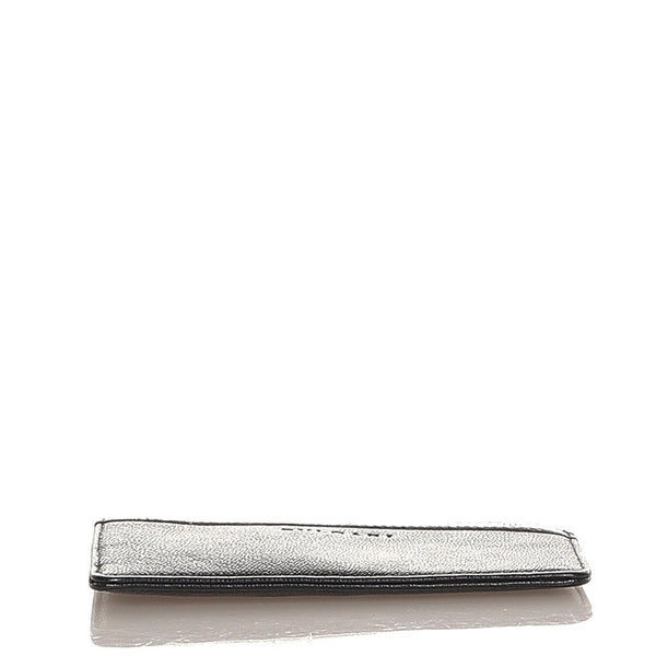 ブルガリ ブラック レザー コインケース レディース BVLGARI 【中古】