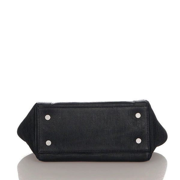 ディーゼル ブラック キャンバス レザー ハンドバッグ ショルダーバッグ 2WAY レディース DIESEL 【中古】
