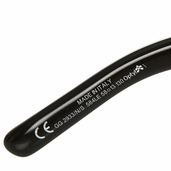 グッチ ブラック プラスチック サングラス メンズ GUCCI 【中古】