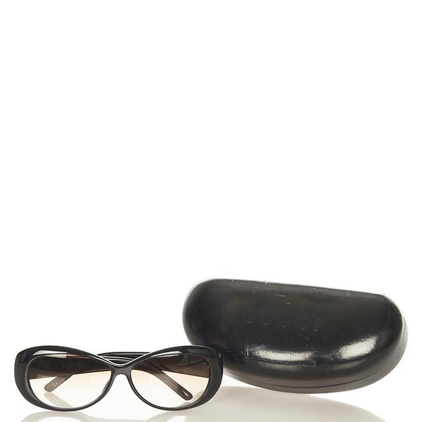 グッチ ブラック プラスチック サングラス メンズ GUCCI 【中古】