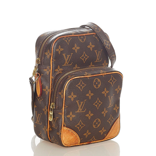ルイ ヴィトン モノグラム アマゾン M45236 ブラウン PVC レザー 斜め掛け ショルダーバッグ レディース LOUIS VUITTON 【中古】