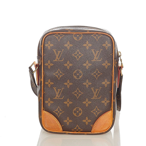 ルイ ヴィトン モノグラム アマゾン M45236 ブラウン PVC レザー 斜め掛け ショルダーバッグ レディース LOUIS VUITTON 【中古】