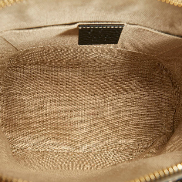 グッチ 449661 ブラック レザー ハンドバッグ ショルダーバッグ 2WAY レディース GUCCI 【中古】