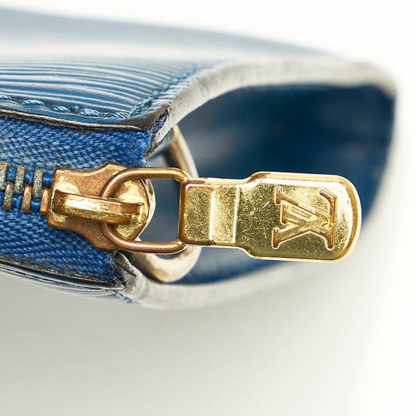 ルイ ヴィトン エピ アクセポ M52945 ブルー レザー ポシェット ショルダーバッグ レディース LOUIS VUITTON 【中古】