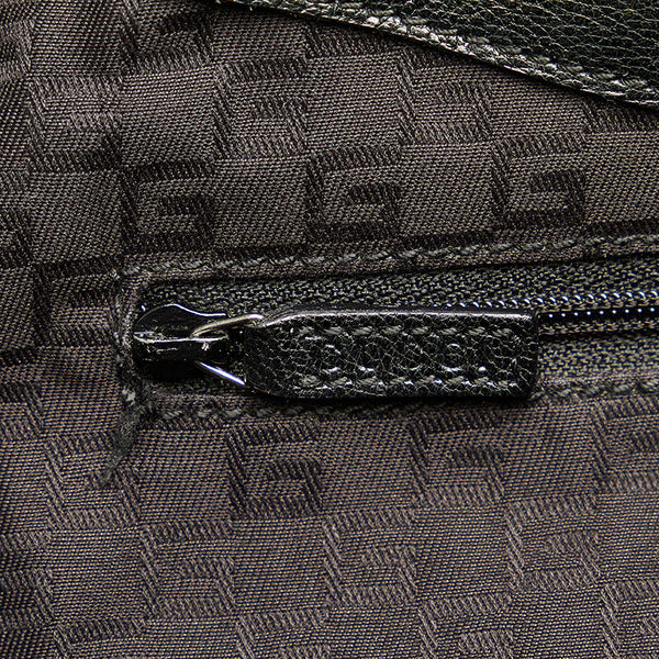 グッチ 113016 ブラック レザー トートバッグ レディース GUCCI 【中古】