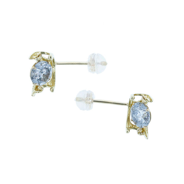 K18YG イエローゴールド ダイヤ0.80ct＆0.73ct ダイヤ0.02ct×2 ピアス レディース 【中古】