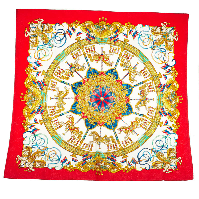 エルメス メーリーゴーランド 馬柄 1-240001052140