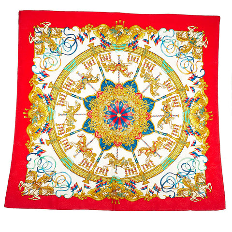 エルメス メーリーゴーランド 馬柄 1-240001052140