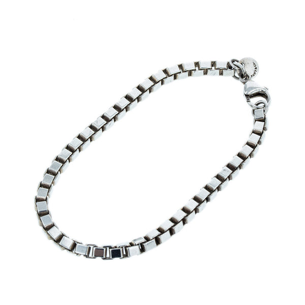 ティファニー SV925 シルバー ベネチアン ブレスレット レディース TIFFANY&Co. 【中古】