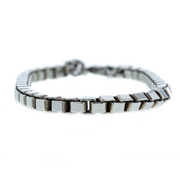ティファニー SV925 シルバー ベネチアン ブレスレット レディース TIFFANY&Co. 【中古】