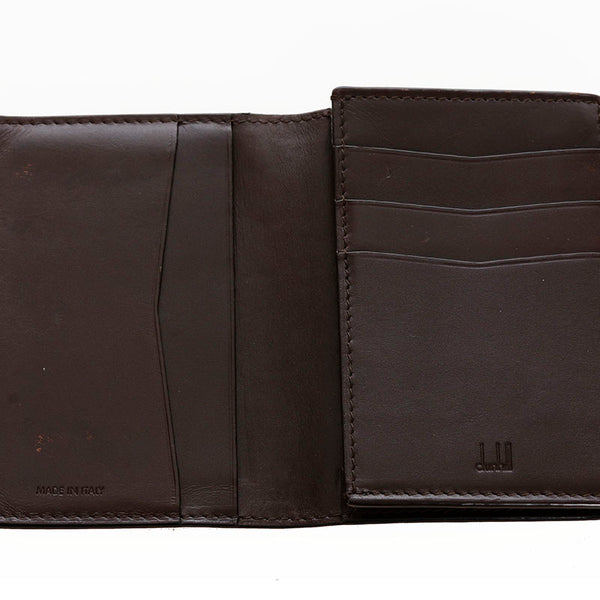 ダンヒル ブラック ブラウン レザー 名刺入れ メンズ Dunhill 【中古】