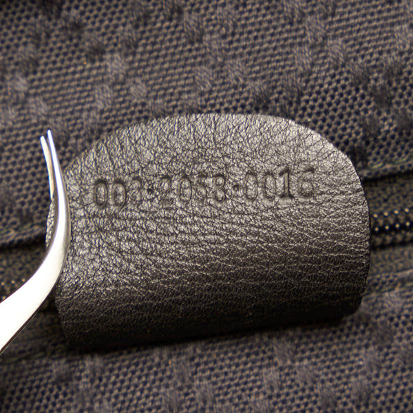 グッチ バンブー 003 2058 0016 ブラック レザー リュック バックパック レディース GUCCI 【中古】