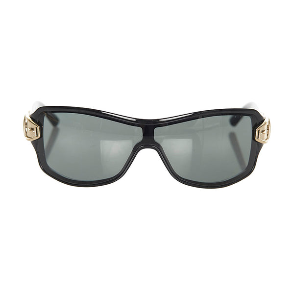 グッチ サングラス ブラック プラスチック レディース GUCCI 【中古】
