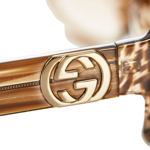 グッチ サングラス GG2993 ブラウン プラスチック レディース GUCCI 【中古】