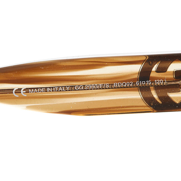 グッチ サングラス GG2993 ブラウン プラスチック レディース GUCCI 【中古】