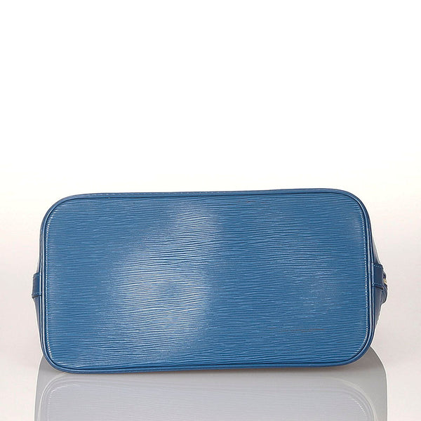 ルイ ヴィトン エピ  アルマ M52145 ブルー レザー ハンドバッグ レディース LOUIS VUITTON 【中古】