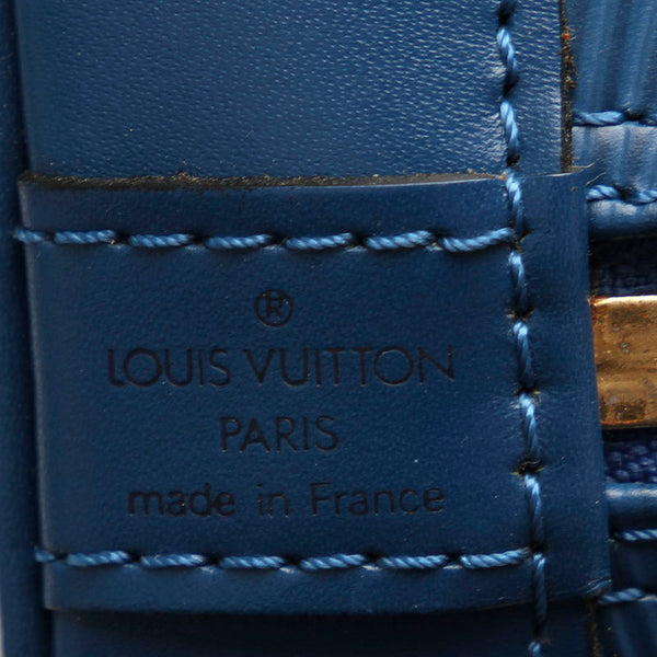 ルイ ヴィトン エピ  アルマ M52145 ブルー レザー ハンドバッグ レディース LOUIS VUITTON 【中古】