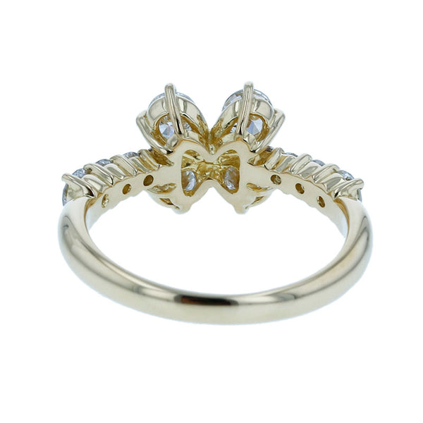 K18YG イエローゴールド ダイヤ1.00ct リング 指輪 レディース 11号 【中古】