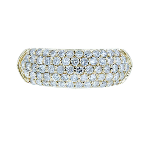 K18YG イエローゴールド ダイヤ1.00ct リング 指輪 レディース 11.5号 【中古】