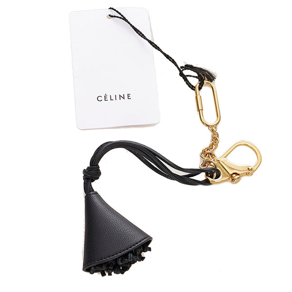 セリーヌ キーホルダー　 ゴルード/ブラック メッキ キーホルダー レディース CELINE 【中古】