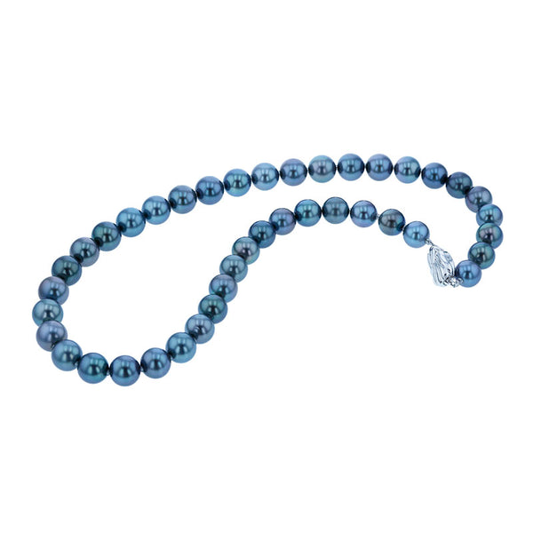 メタル クロチョウパール10mm ネックレス レディース 【中古】