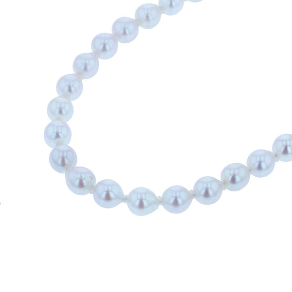 メタル アコヤパール5～5.5mm ネックレス レディース 【中古】