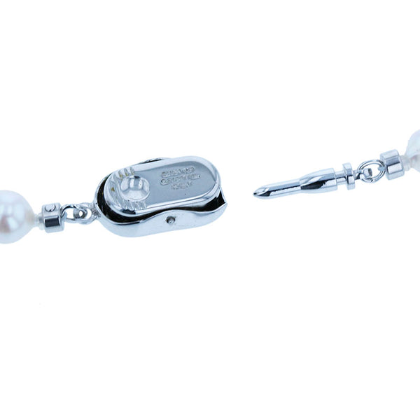 メタル アコヤパール5～5.5mm ネックレス レディース 【中古】