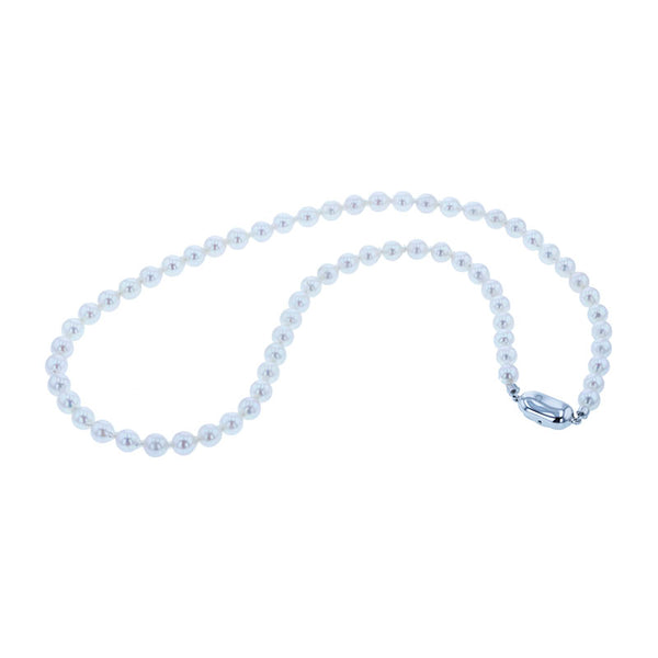 メタル アコヤパール5～5.5mm ネックレス レディース 【中古】