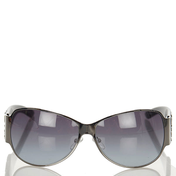 ディオール ビジュー サングラス ブラック プラスチック レディース Dior 【中古】