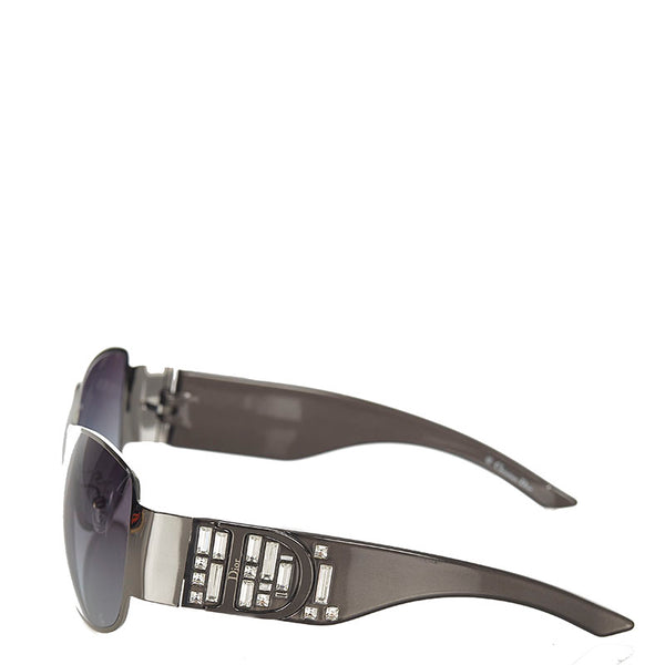 ディオール ビジュー サングラス ブラック プラスチック レディース Dior 【中古】
