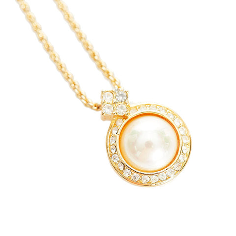 クリスチャンディオール フェイクパール ラインストーン 1-240001053090