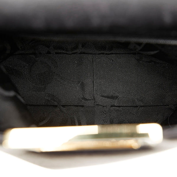 サルヴァトーレフェラガモ BZ-21 8220 ブラック レザー ハンドバッグ レディース Salvatore Ferragamo 【中古】